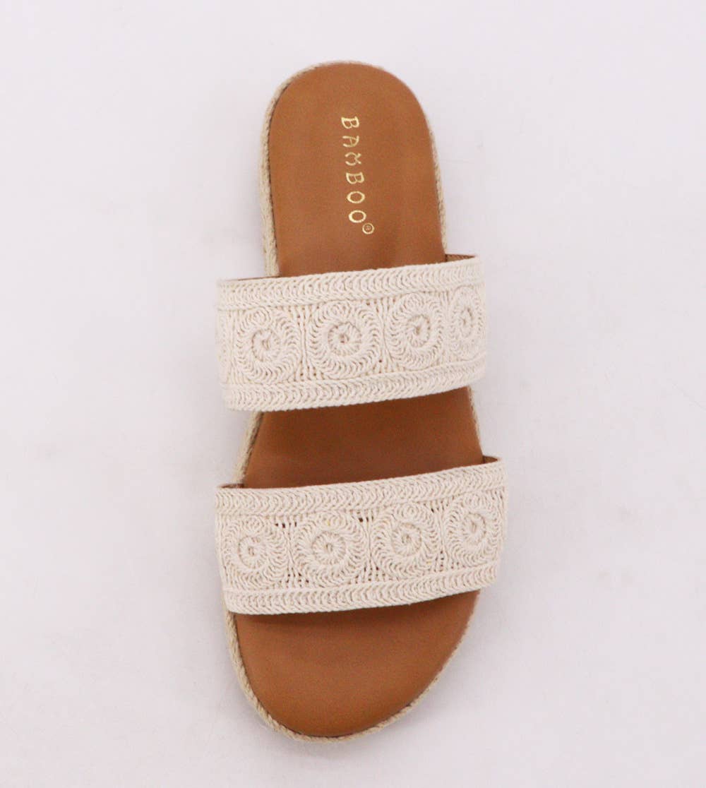 Rosette Espadrille Platform
